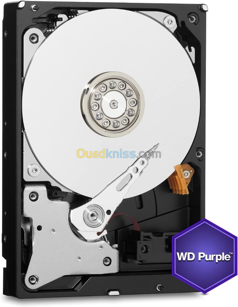 WD Purple Surveillance Hard Drive  - 2 To  HDD - Disque Dur 3.5  - 5400 RPM