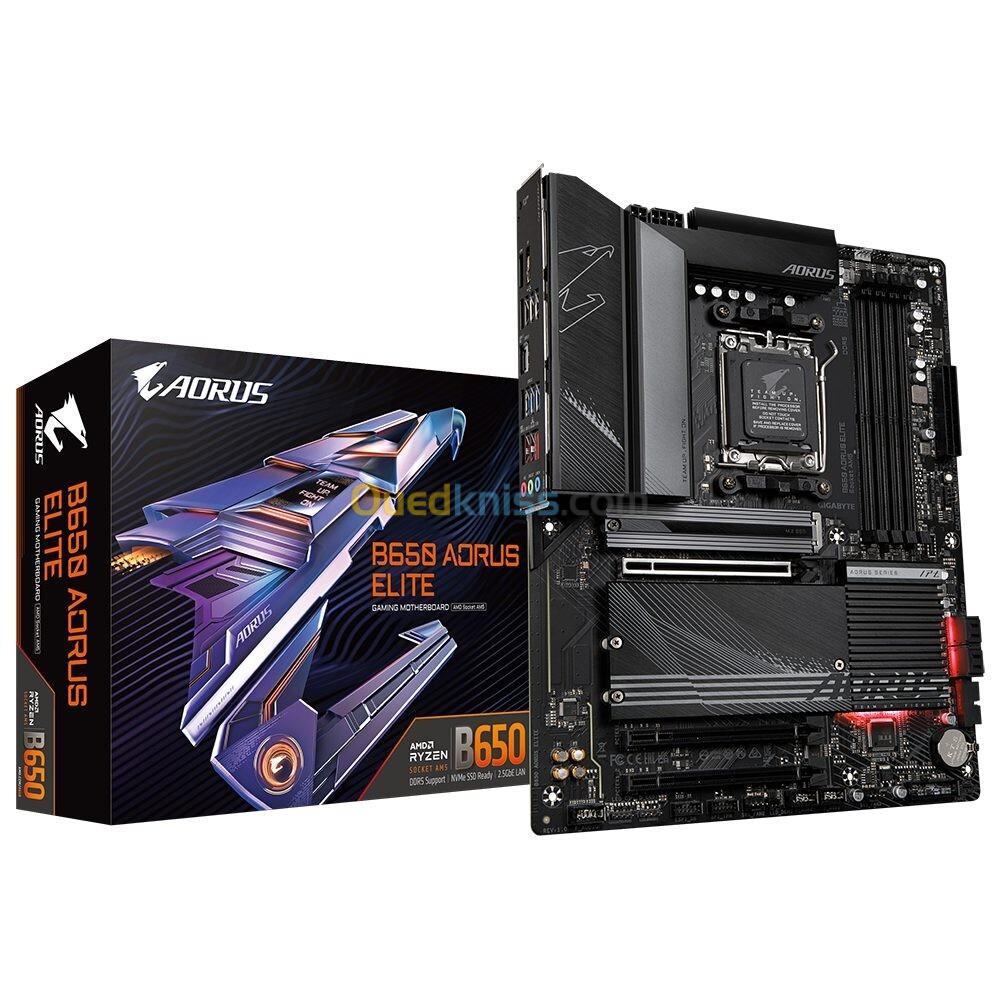 GIGABYTE - B650 AORUS ELITE - CARTE MÈRE AMD - SOCKET AM5 - 4 DIMM - DUAL DDR5 - PCIE 5.0 X16 M.2 