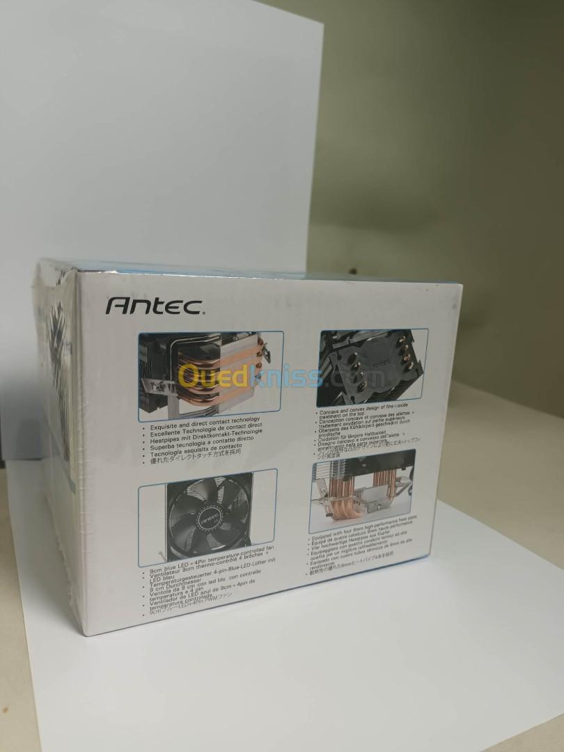 Antec A40 Pro Ventilateur de processeur à LED PWM pour socket Intel et AMD