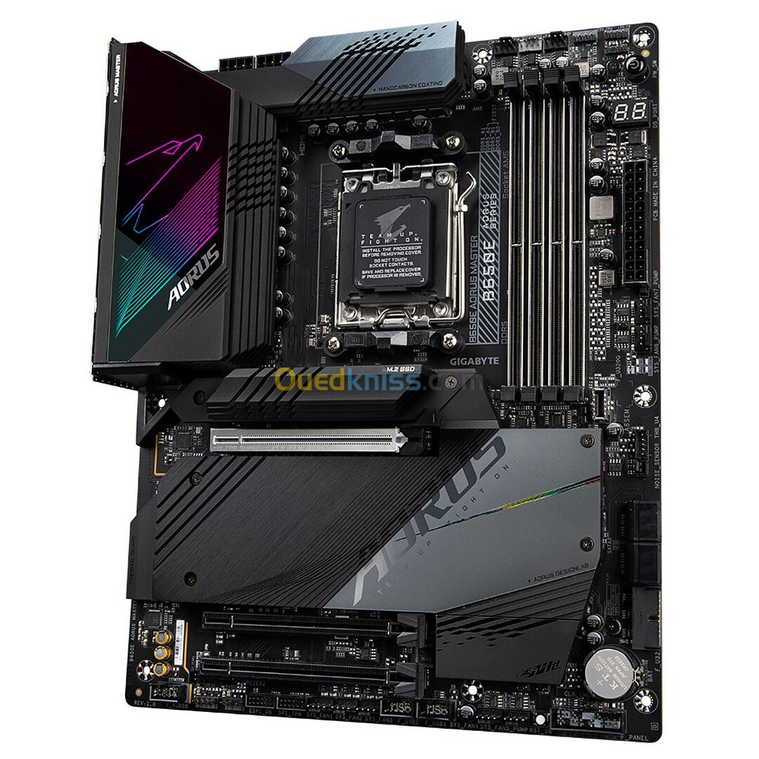 GIGABYTE B650E AORUS MASTER - SOCKET AM5 - PCIe 5.0 M.2 - 4xDDR5  - Wi-Fi 6E - Bluetooth 5.2 - LAN -