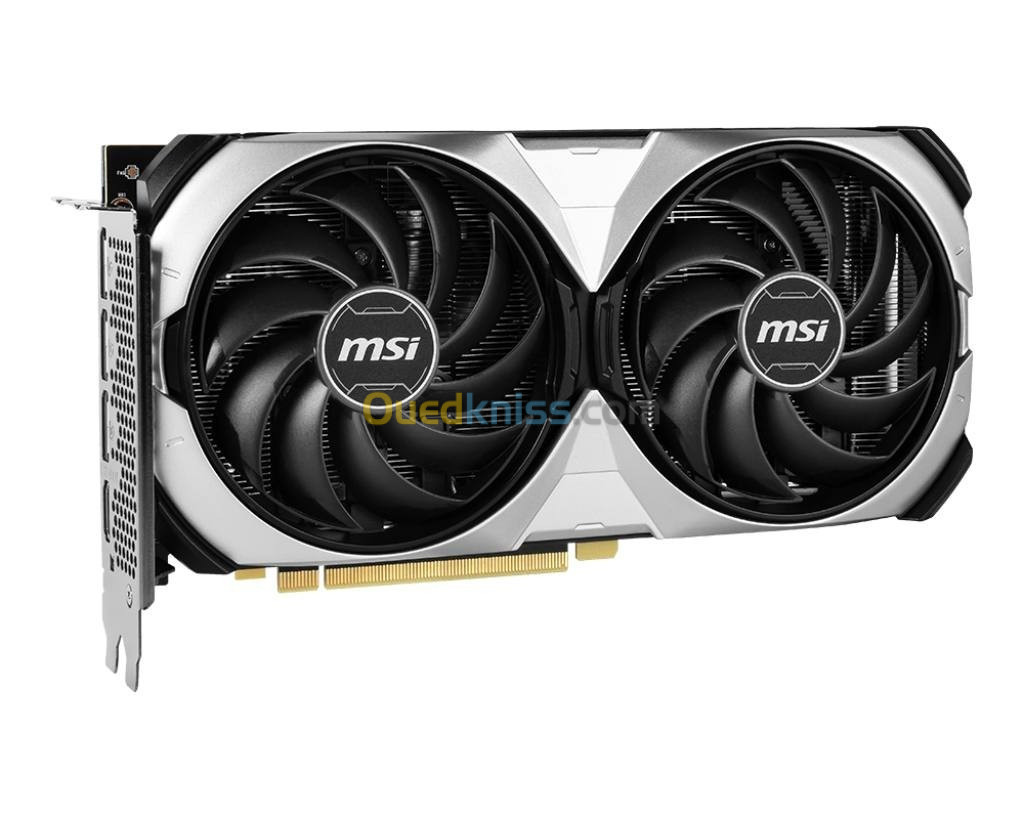 MSI GeForce RTX 4070 VENTUS 2X 12G OC - 12 Go GDDR6X - PCIe 4.0-2 x Ventilateurs TORX 4.0 - HDMI 2.1