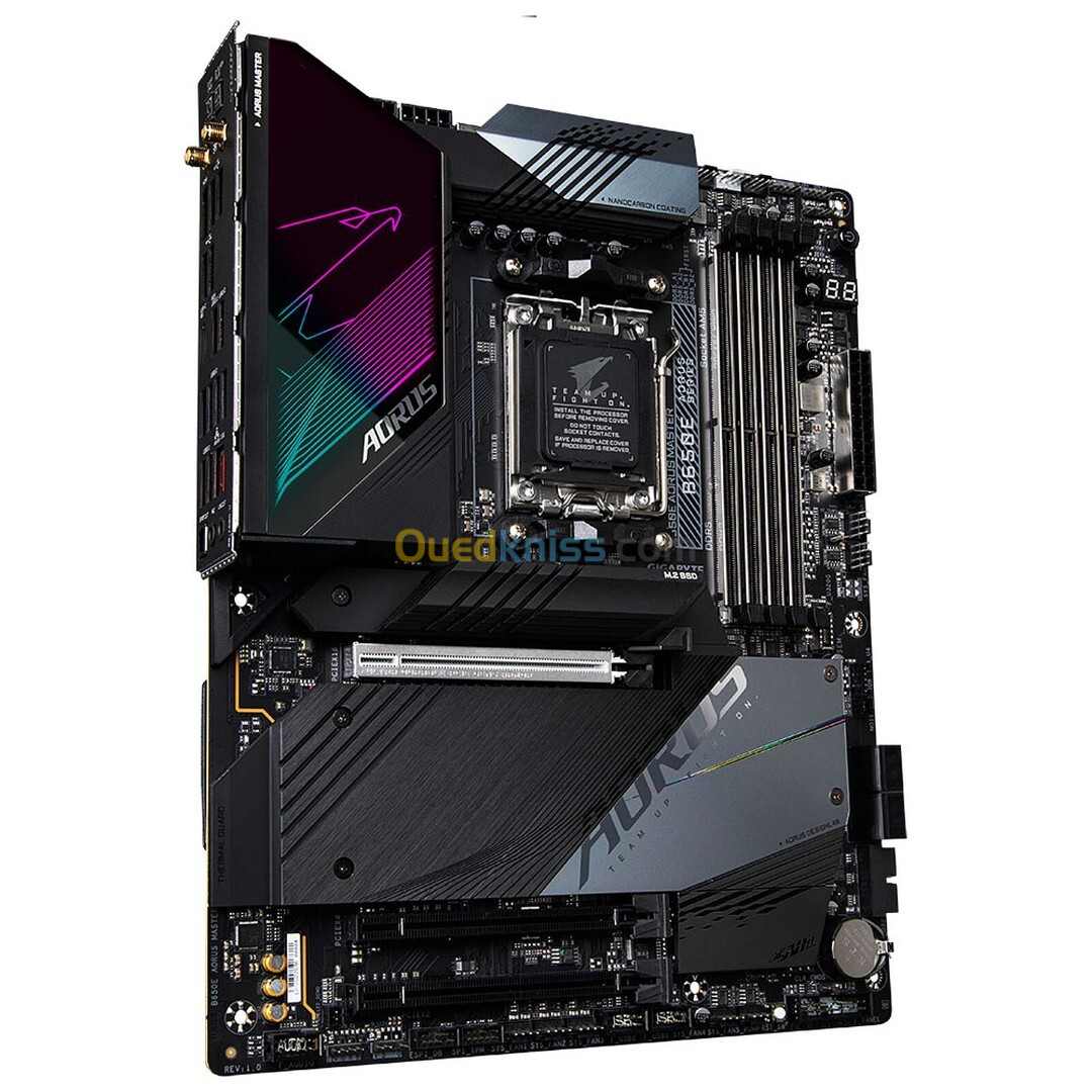 GIGABYTE B650E AORUS MASTER - SOCKET AM5 - PCIe 5.0 M.2 - 4xDDR5  - Wi-Fi 6E - Bluetooth 5.2 - LAN -