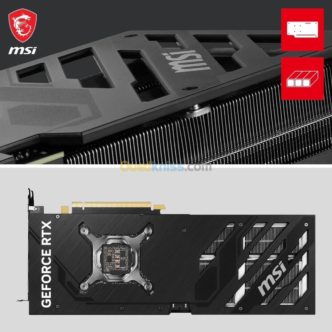 MSI GeForce RTX 4070 Super 12G Ventus 3X OC - 8K HDR - 12 Go GDDR6X - 2520 MHz - PCI Express - Noir 