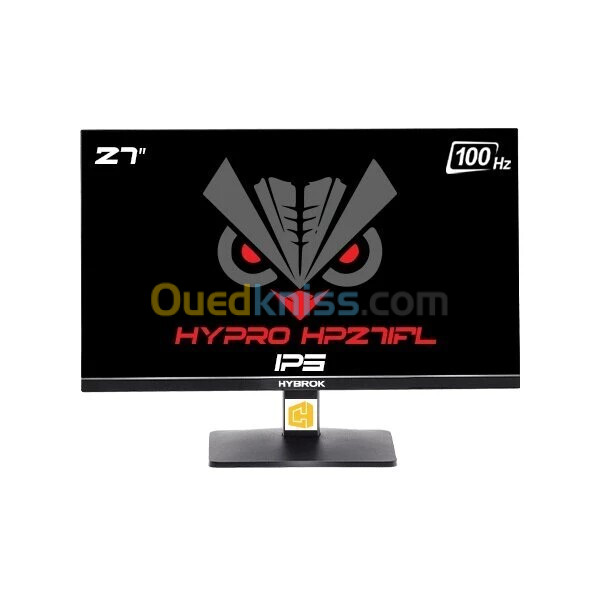 ECRAN HYBROK HYPRO HP27IFL - GAMING MONITOR - 100 HZ - IPS - 5MS - FHD - SPEAKERS - NOIR