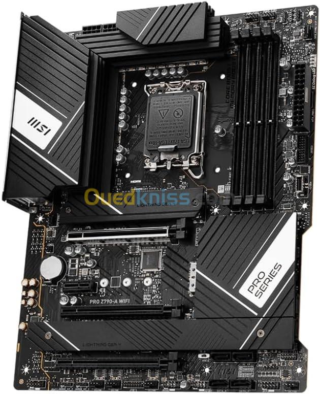 MSI PRO Z790 - A WIFI - ATX Socket 1700 Intel - 4x DDR5 - M.2 PCIe 4.0 - USB 3.2 - PCI-Express 5.0 