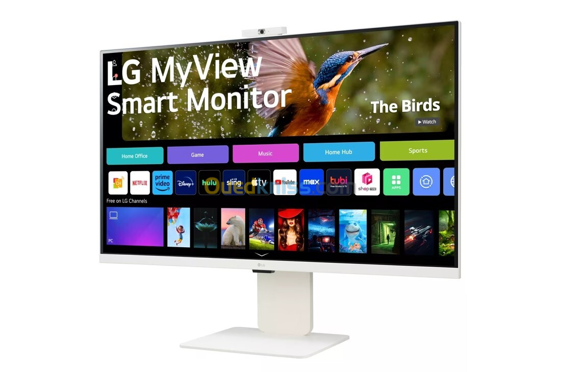 ECRAN LG 32SR85U - SMART MONITOR - 32" 4K - IPS - WEBOS - BLUETOOTH - WI-FI - WEBCAM - TÉLÉCOMMANDE 