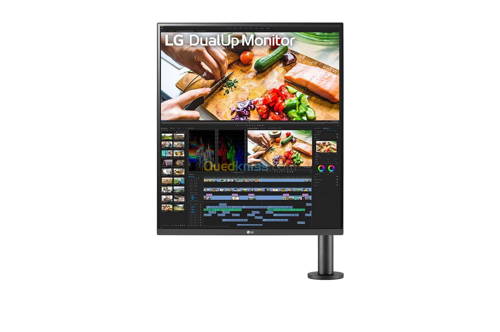 ECRAN LG 28MQ780-B ULTRA WIDE - 28" QHDX2 - PIVOTANT - NANO IPS - 5MS - FLICKER - HAUT-PARLEURS 