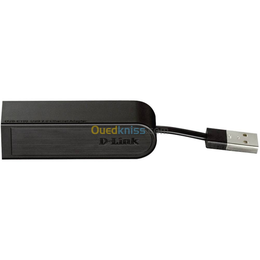 D-LINK DUB-E100 ADAPTATEUR RÉSEAU - USB 2.0 TO RJ45 - 480 MBIT/S - 100 MBPS - NOIR 