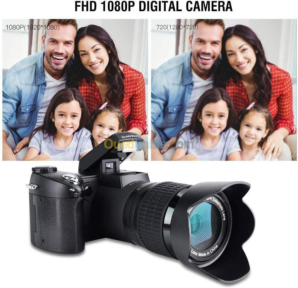 POLO D7200 APPAREIL PHOTO NUMÉRIQUE FHD - 33 MPXL - LCD TFT - TÉLÉOBJECTIF 24X - LUMIÈRE LED -900MAH