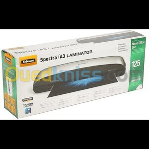 FELLOWES PLASTIFIEUSE SPECTRA A3 LAMINATOR - 125 MICRONS - ANTI-BOURRAGE - PAPIER & PHOTOS