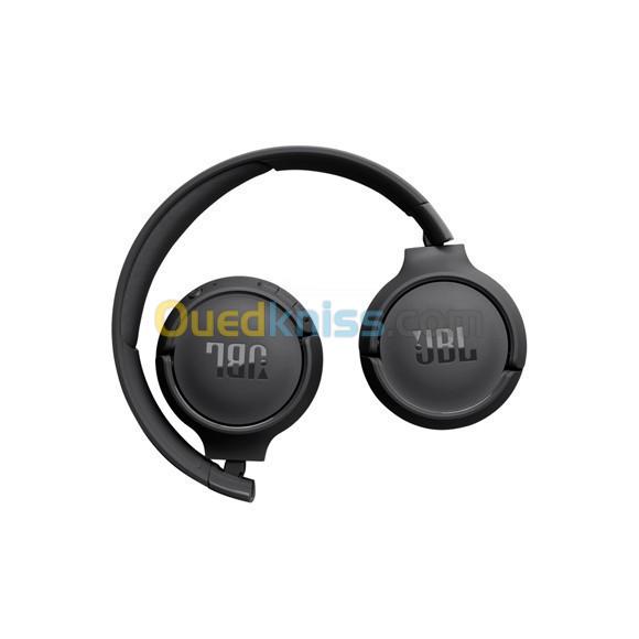 CASQUE JBL TUNE 520 BT - BLUETOOTH - SANS FIL -FAST CHARGING -PURE BASE - LÉGER & CONFORTABLE -NOIR 