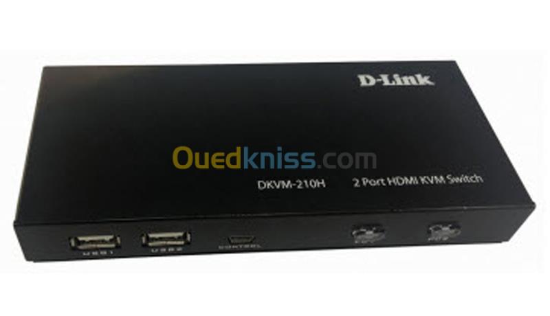D-Link Switch DKVM-210H Avec HDMI - USB Ports 2 - Port KVM  