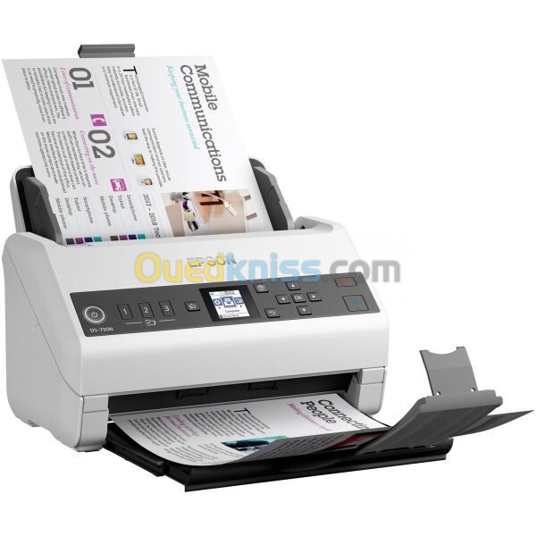 EPSON DS-730N SCANNER À DÉFILEMENT - WORKFORCE - WI-FI - 40 PPM - 600 DPI - USB - RJ45 - 100 PAGES