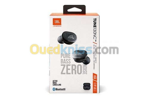JBL Tune 130TWS NC Ecouteurs sans fil Bluetooth avec réduction de bruit Noir 