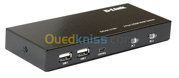 D-Link Switch DKVM-210H Avec HDMI - USB Ports 2 - Port KVM  