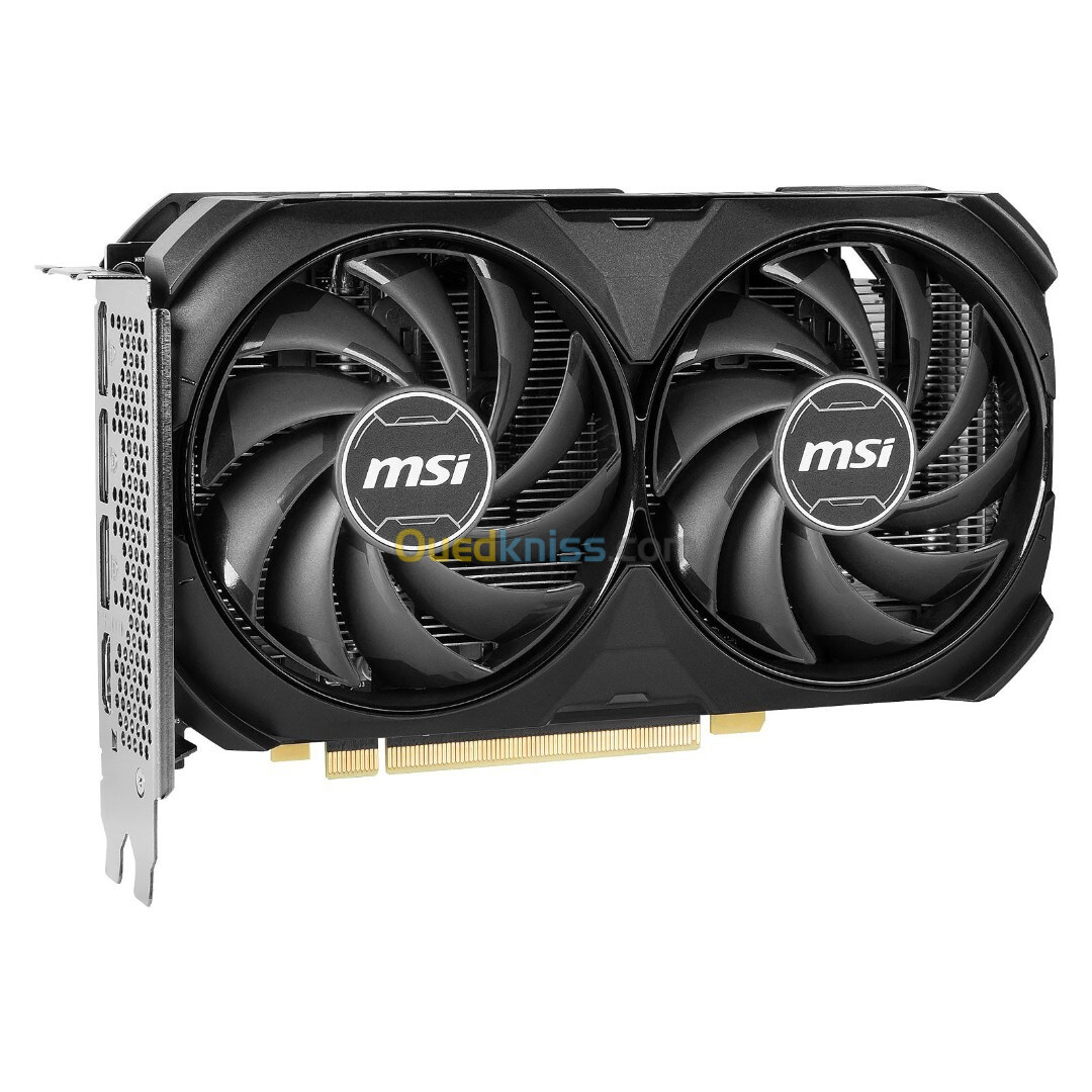 MSI GEFORCE RTX 4060 TI VENTUS 2X 8G OC - GDDR6 - 4K UHD - 160 W - 1440P - DUAL SLOT - BLACK 