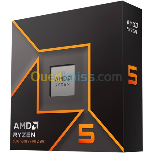 Processeur AMD RYZEN 5 9600X - SOCKET AM5 - 1006-COEURS - 12-THREADS - 4.7GHZ - 38MO CACHE 170W 