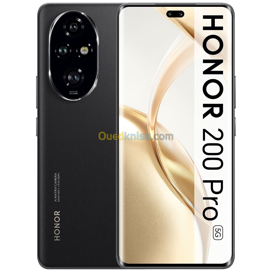 HONOR 200 PRO - 12GB - 512GB - DUAL SIM - 5G LTE - 6.7" AMOLED - 50 MEGAPIXELS - NFC - 5200 mAh - BLISTER