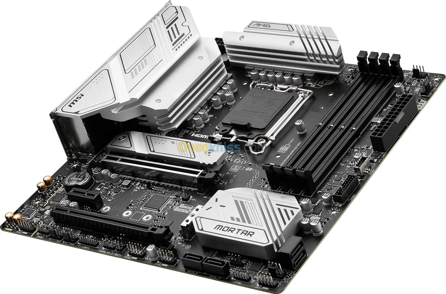 MSI MAG B760M MORTAR WIFI DDR4 - Micro ATX Socket 1700 - 4x DDR4 - M.2 PCIe 4.0 - USB 3.2