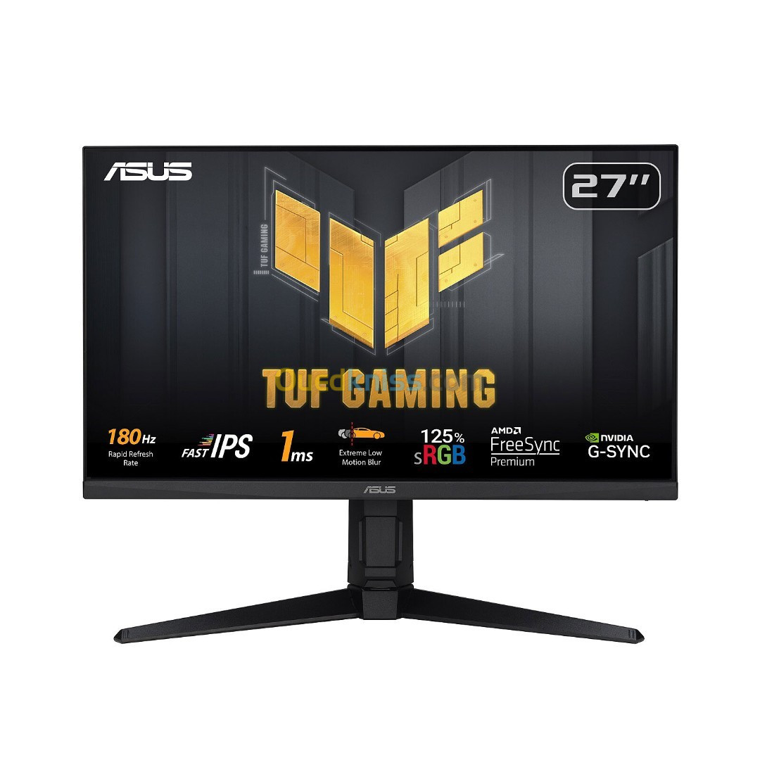 Ecran Asus tuf Gaming VG279QL3A - 27" 1080p FHD - IPS - 1ms - 180Hz - 1920x1080  - FreeSync & G-SYNC