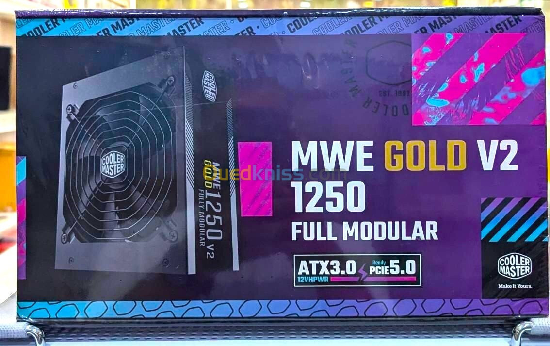 COOLER MASTER MWE GOLD 1250W V2 - ALIMENTATION 80 PLUS GOLD - MODULAIRE - STCM - ATX 3.0 - PCI-E 5.0