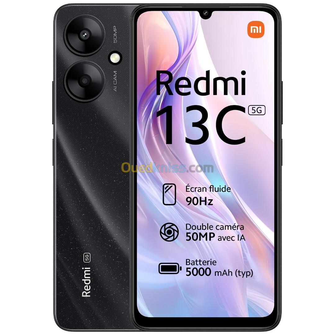 REDMI 13C 5G - 4GB - 128GB - DUAL SIM - 6.7" HD+ 50 MPXL - NFC - 5000 MAH - STARRY BLACK - BLISTER