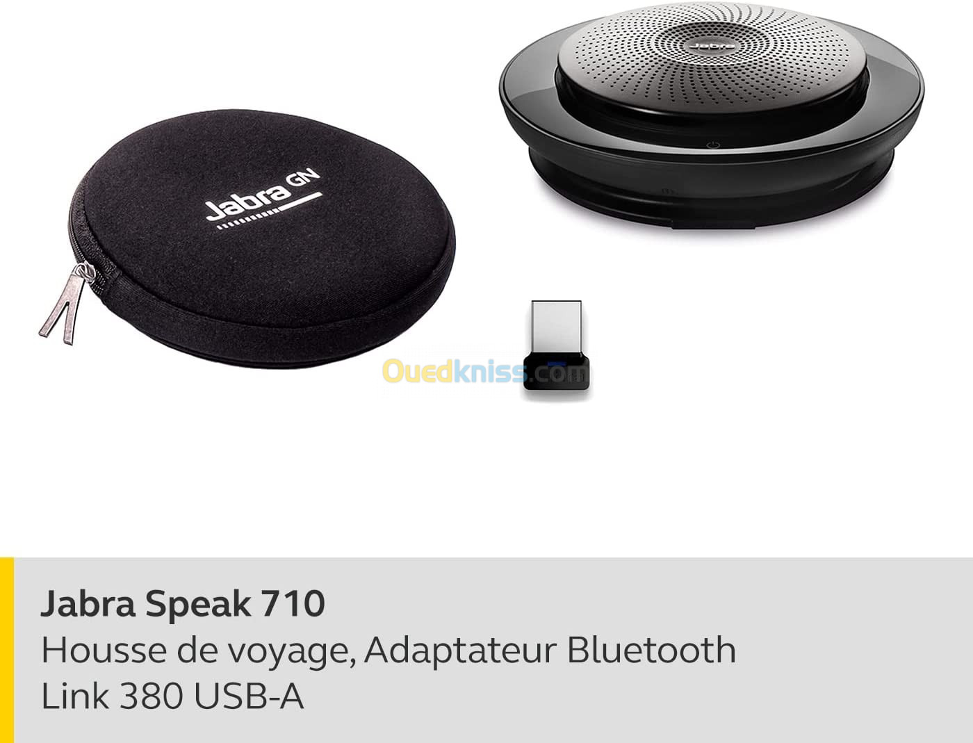 Jabra Speak 710 Haut Parleur  Enceinte Portable Certifiée Microsoft avec Adaptateur Bluetooth - USB 