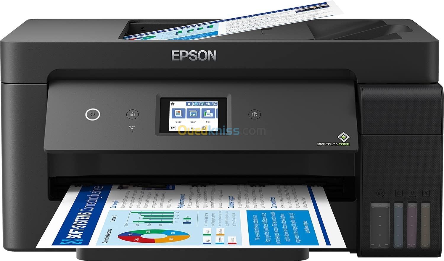 Epson L14150  Imprimante  EcoTank Couleur Recto verso A3+ USB Ethernet Wi-Fi à réservoir