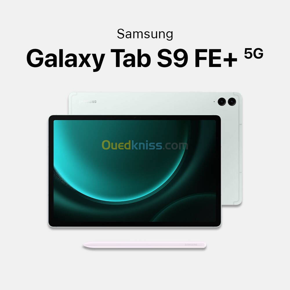 SAMSUNG GALAXY TAB S9 FE PLUS 5G - 8GO - 128GO - 12.4 INCH LED TACTILE - WIFI - 10090 MAH - BLISTER