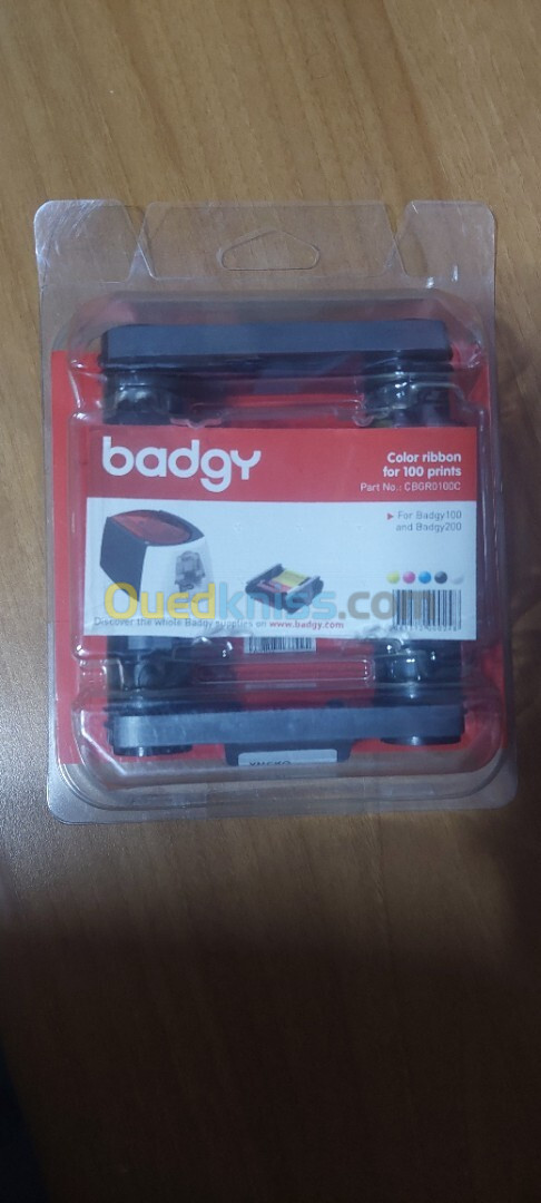 RUBAN IMPRIMANTE A BADGE EVOLIS BADGY