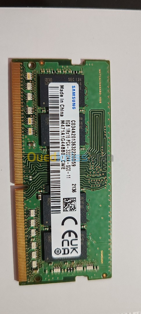 RAM SAMSUNG 2 * (8 GB) DDR4 SO-DIMM 32000MHz SERIES LAPTOP