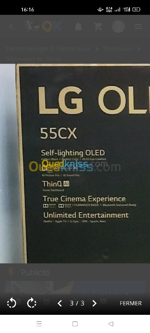 LG oled cx 55"