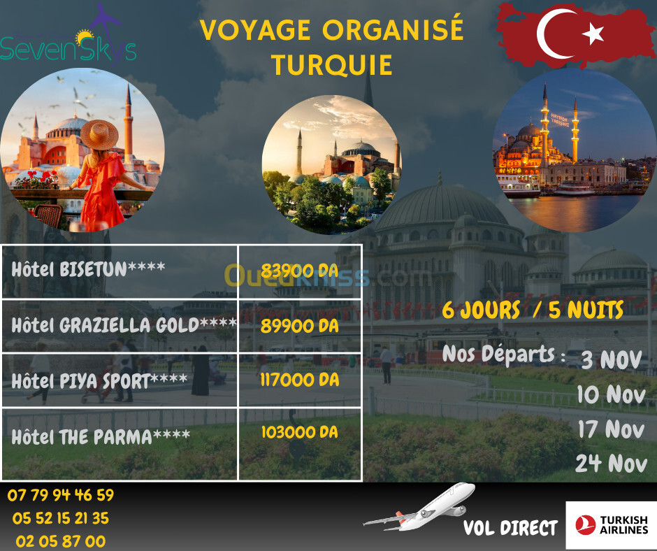 Voyage organisé TURQUIE 