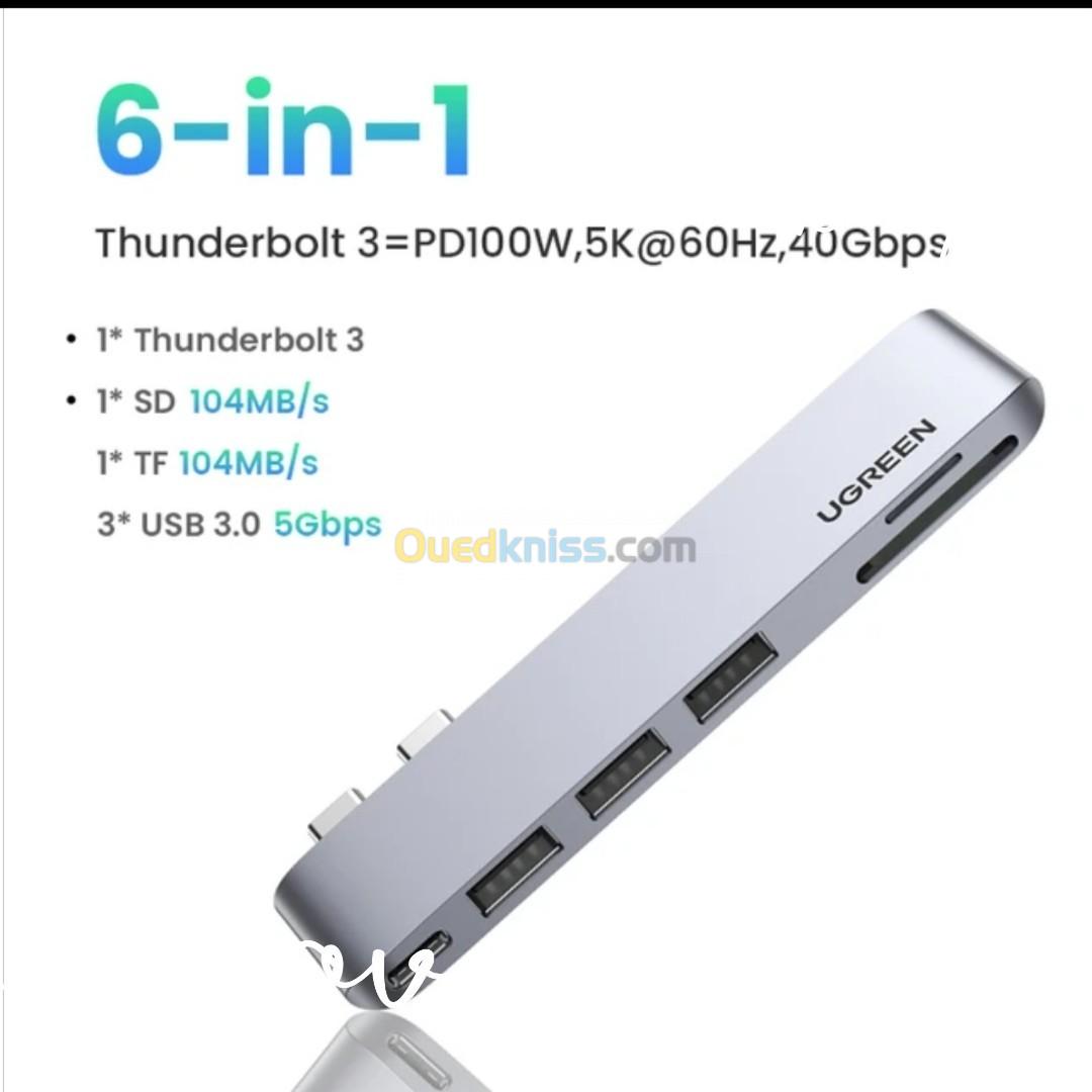 3 MODEL HUB usb C MACBOOK  6IN1 / 6IN1 HDMI / 7IN1 Doublz HDMI