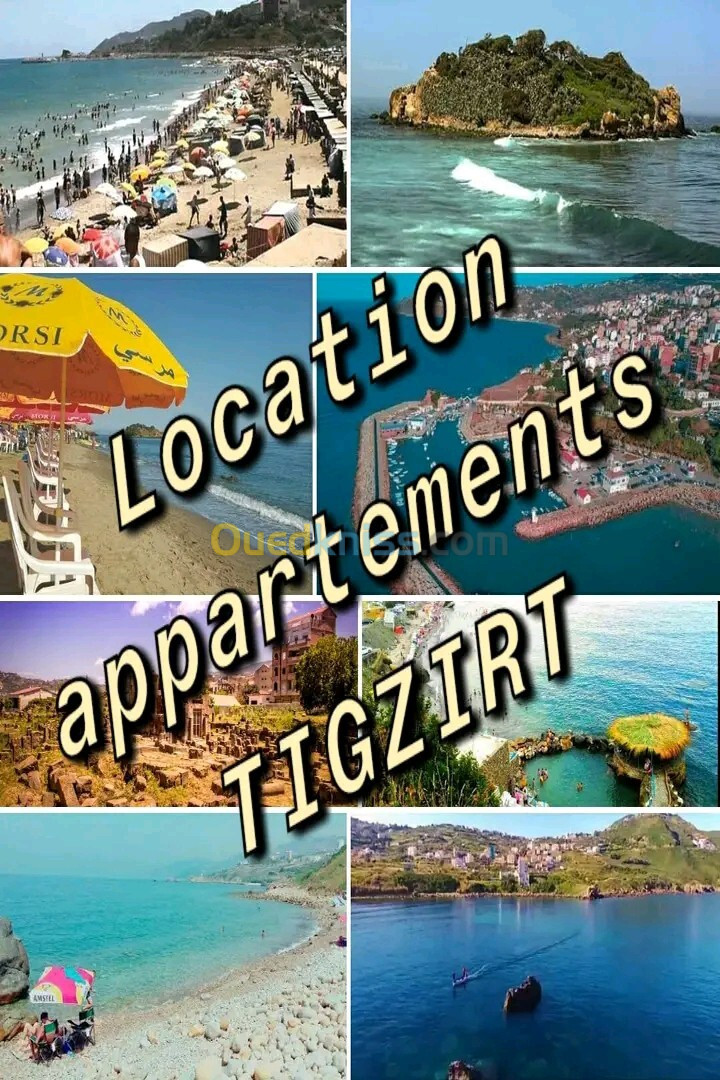 Location Appartement F3 Tizi Ouzou Tigzirt