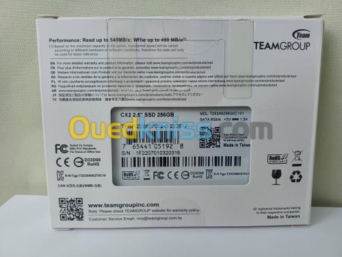 DISQUE DUR SSD 2.5” TEAM GROUP 1TO CX2 – Qabes COM