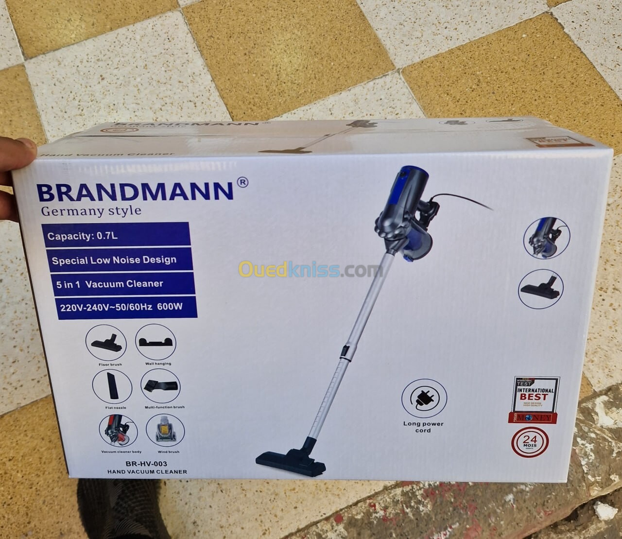 Aspirateur balai 600w brandmann