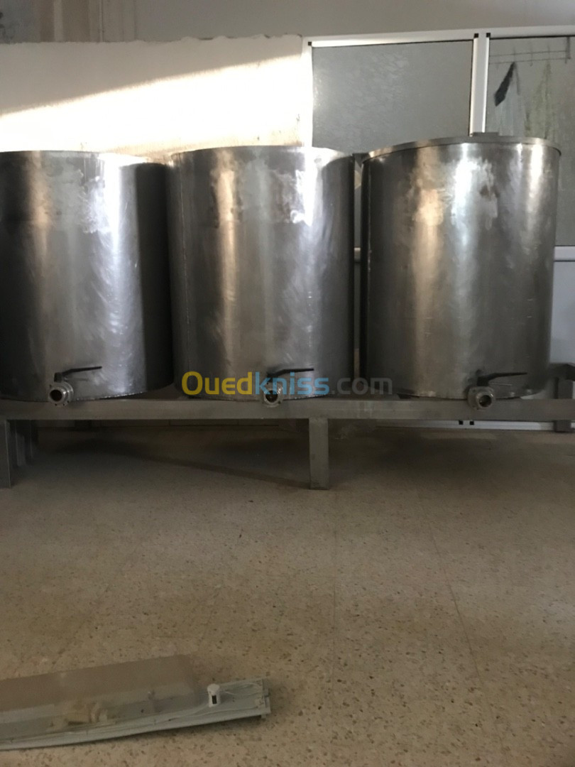 Station CIP 3 cuve inox 1000 litres 