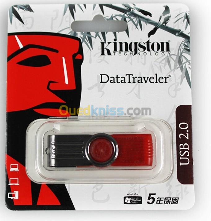 Kingston Flash Disk Kingston 16 GB USB 2.0  Noir