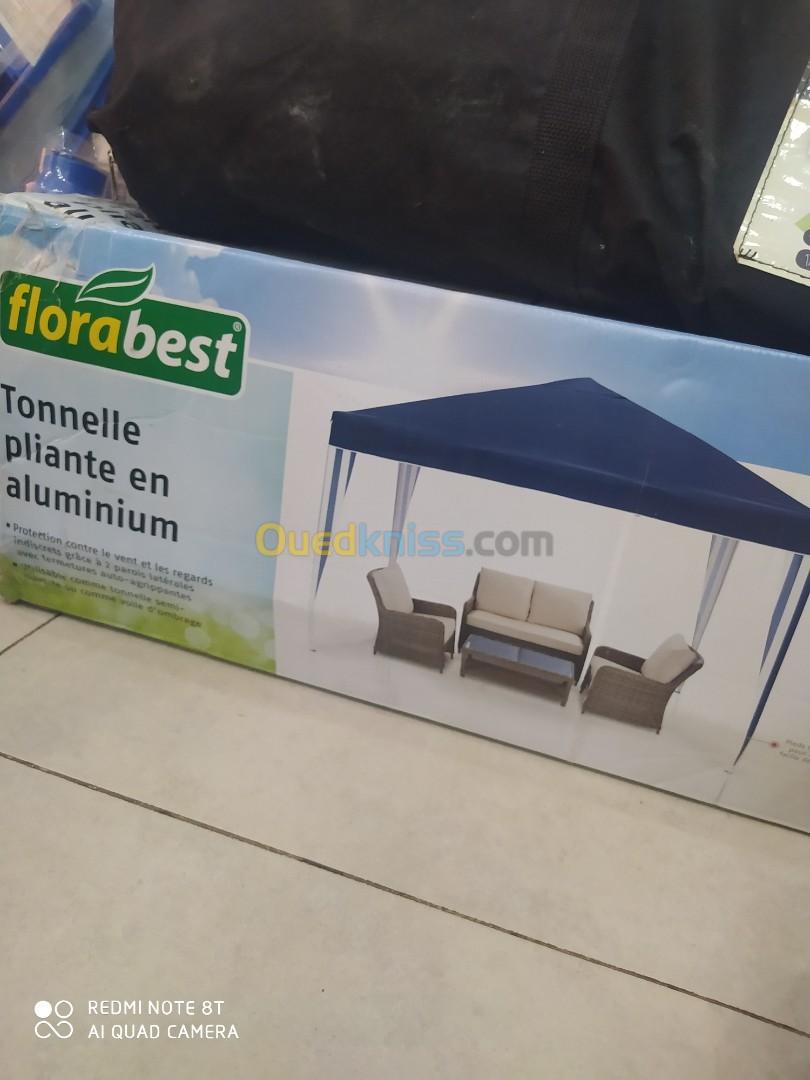 Tonnelle pliante aluminium 