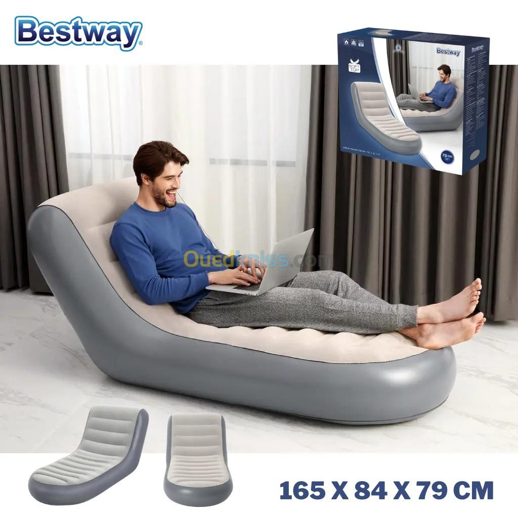 Bestway 75064 Chaise Longue Confortable Soft Top Portable