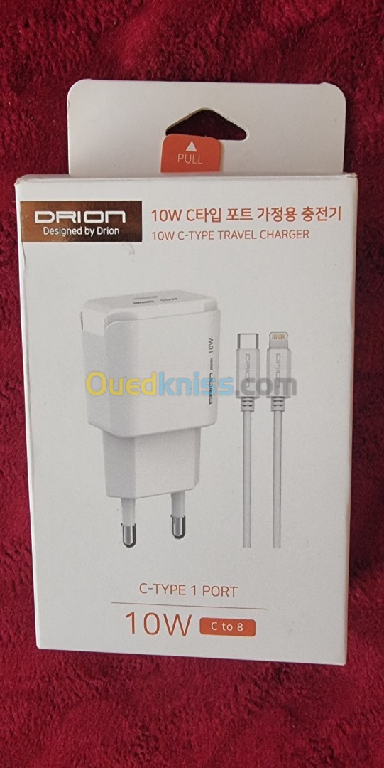 Chargeur type C to 8 10W (Korea)