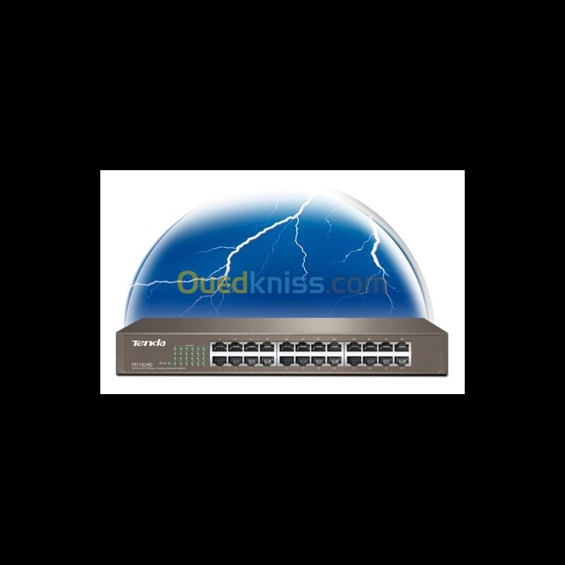 Switch Tenda 24 ports TEF1024D Ethernet 10/100Mbps