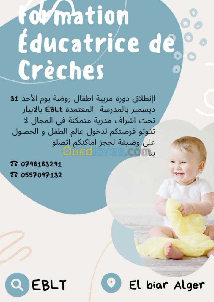 Formation éducatrice de crèches 