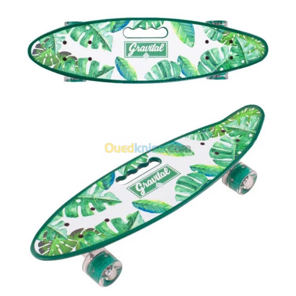 Skateboard pour enfants Surface antidérapante durable Roues lumineuses    