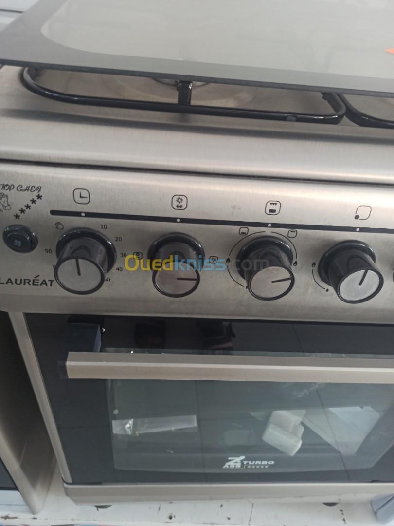 cuisiniere zass turbo  fiesta 4 feux  inox