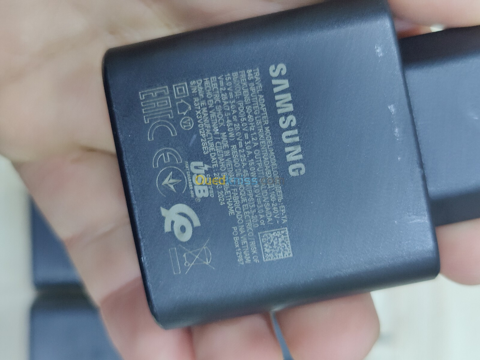 Chargeur Samsung 45W Original récupération 