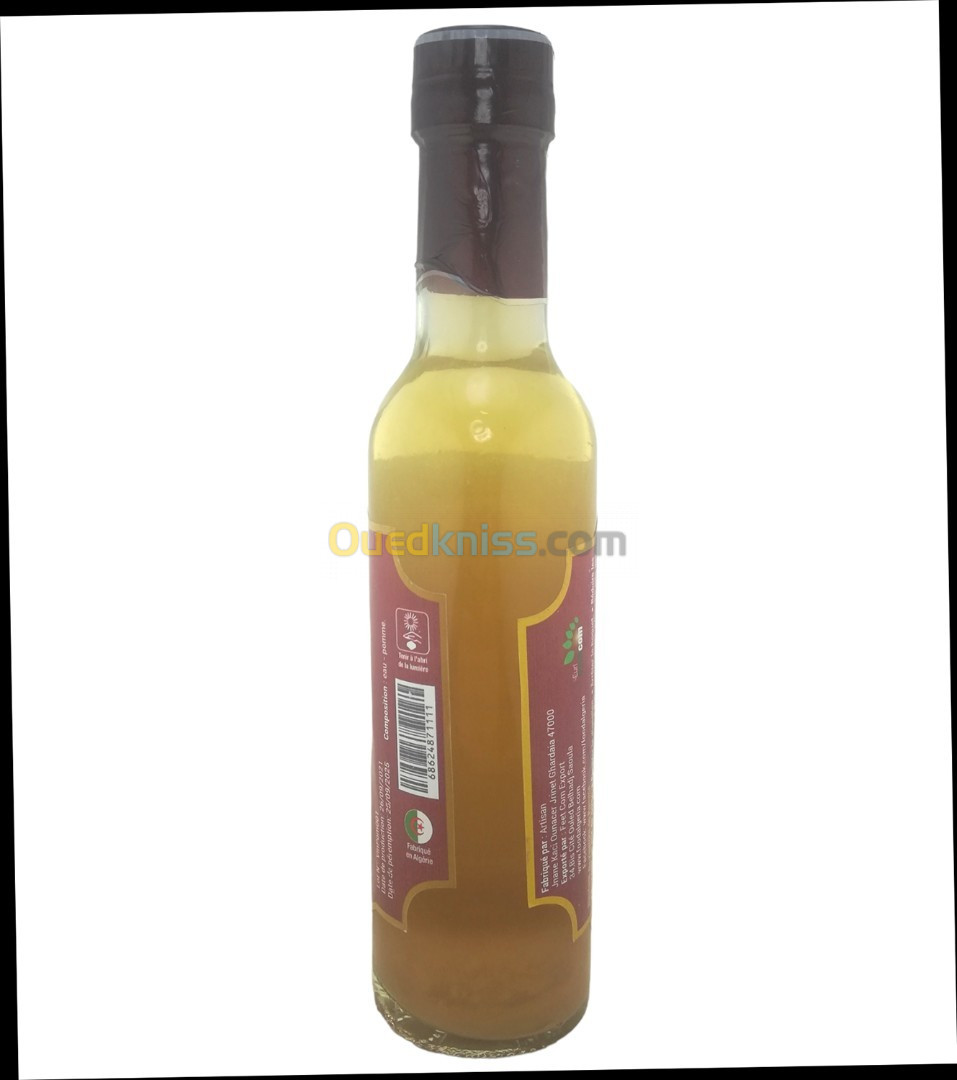 Vinaigre de Pomme (Cidre) 100% Naturel 250 ml