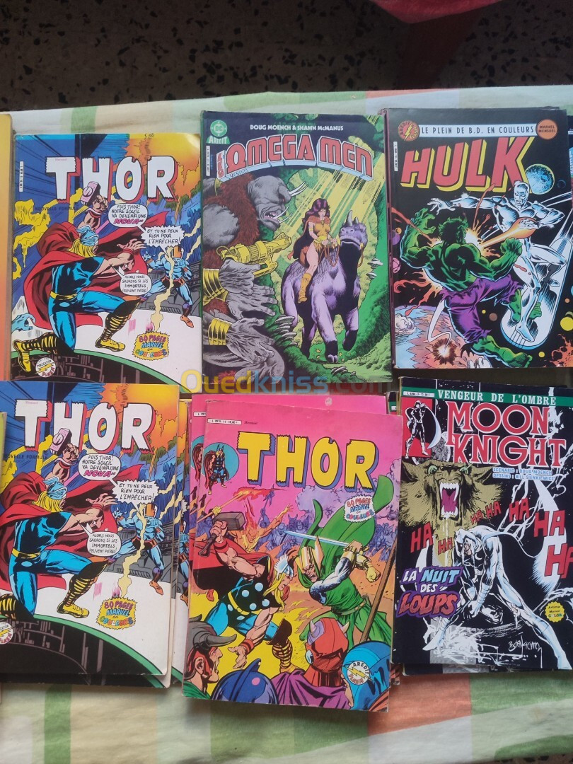 Comics "Marvel et autres" des années 80 