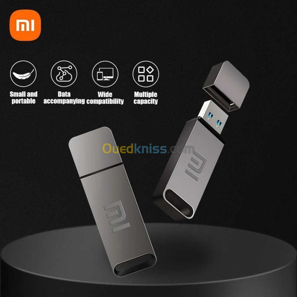 Flash disque XIAOMI-Mini clé en métal, 2 To,  فلاش ديسك شاومي USB معدني، TB2 تيرا بايت.